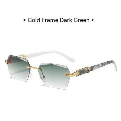 Frameless Marbling Sunglasses