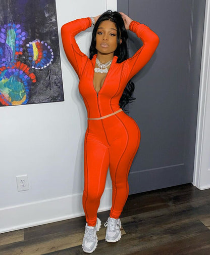 Long Sleeve Sexy Jumpsuit